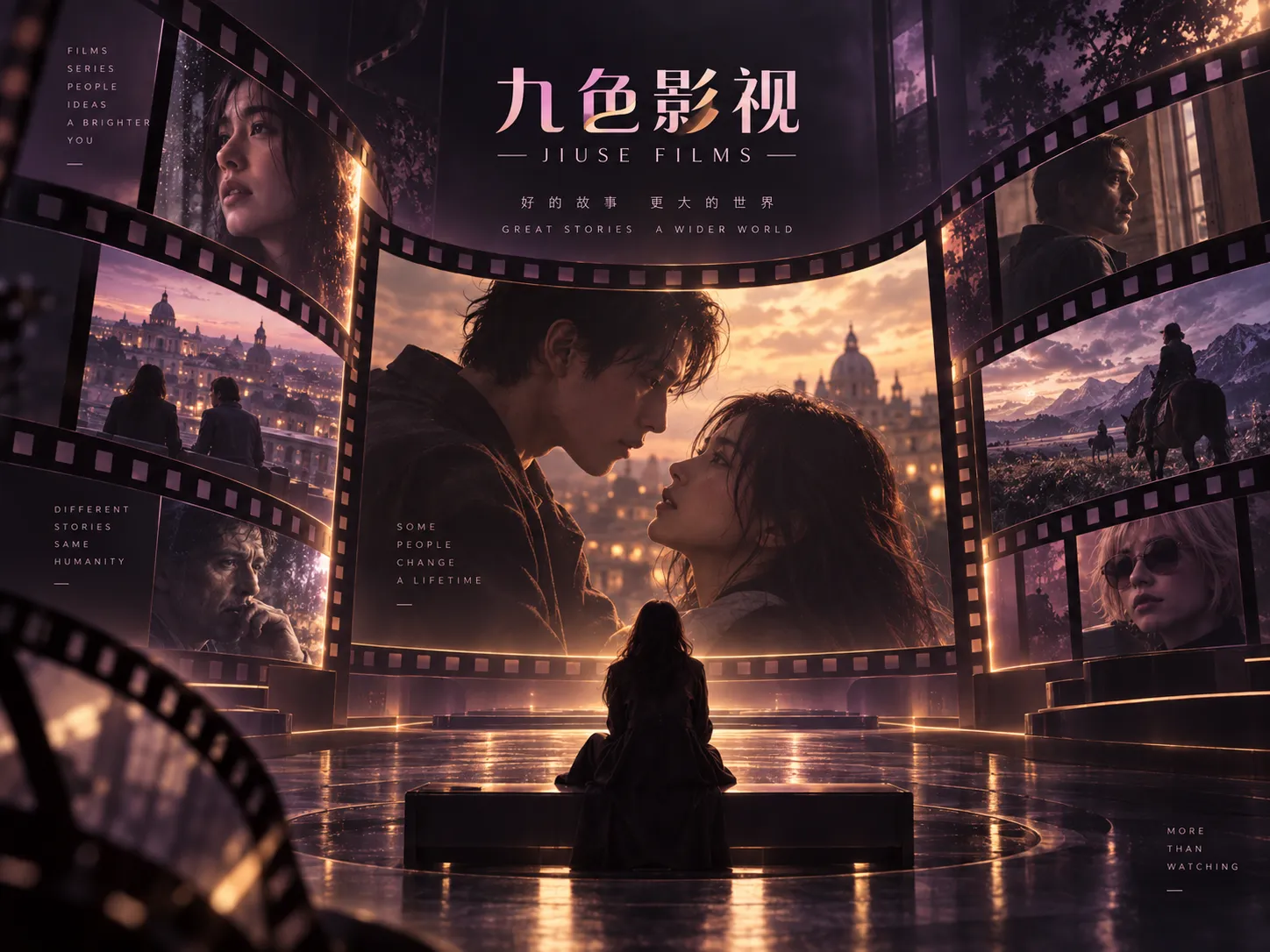热闹市集与连续行走视角