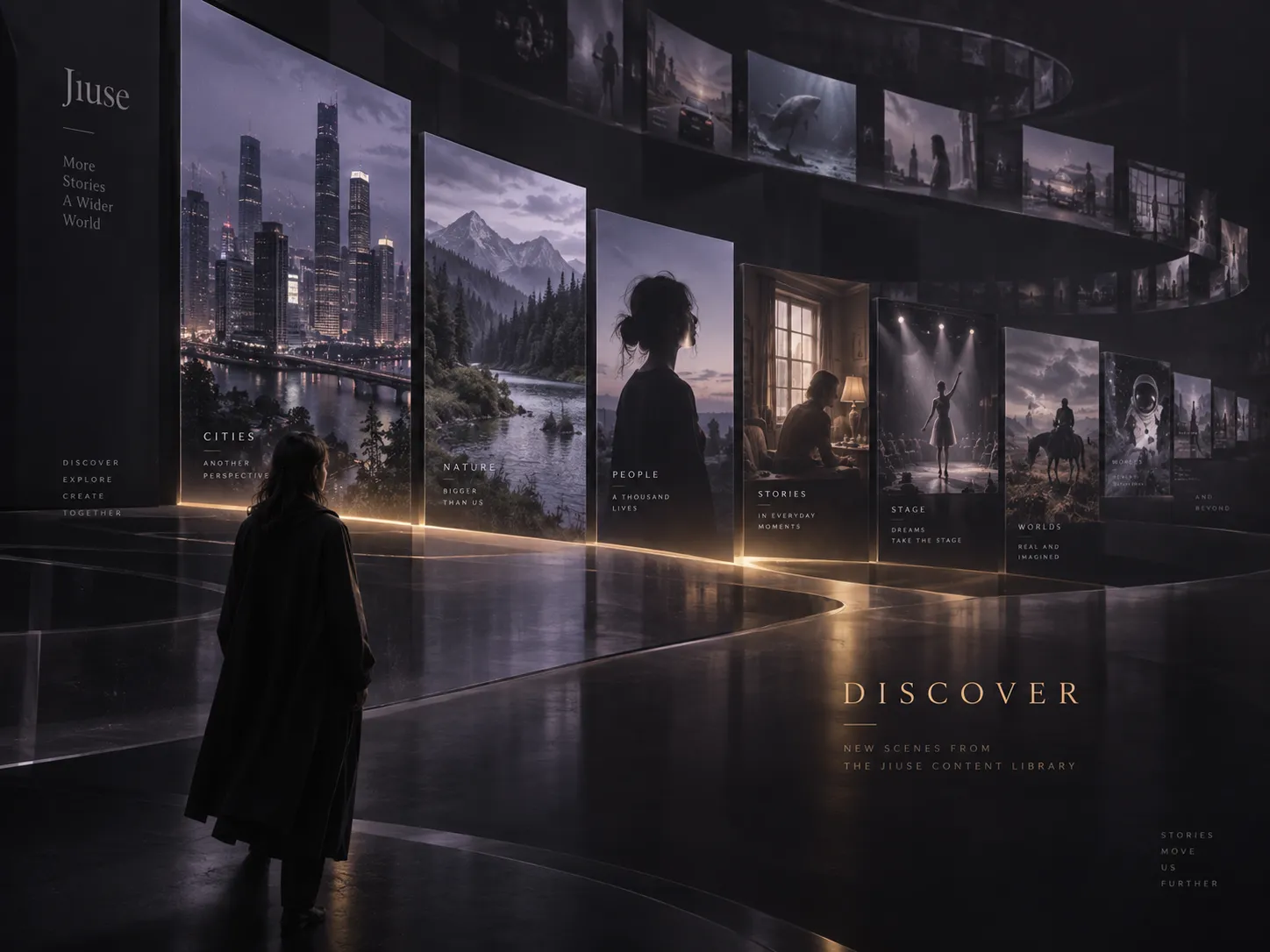 清晨街巷与自然光线的画面